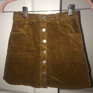 Corduroy skirt